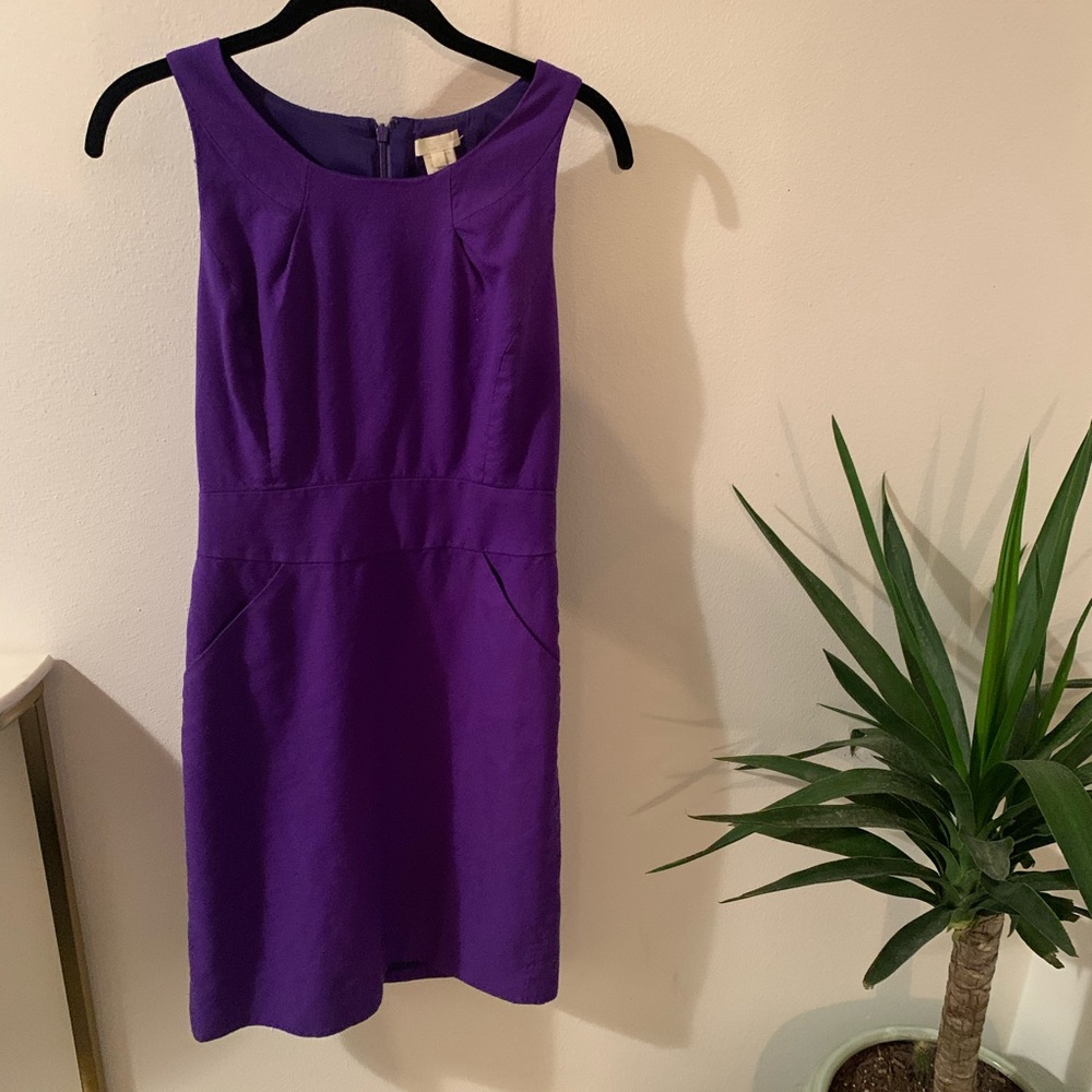 Vintage J Crew purple pencil skirt